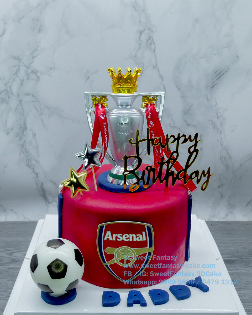 Arsenal 阿仙奴足球造型海綿蛋糕 (CP00085) – Sweet Fantasy Cake Shop